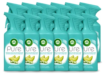 Obrázek produktu pro 12 kusů osvěžovače vzduchu Air Wick Pure, vůně meloun a okurka, objem 250 ml, výhodná balení