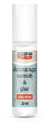 Obrázek produktu pro Lepidlo a lak na decoupage PENTART 20 ml HEDVÁBNÝ LESK