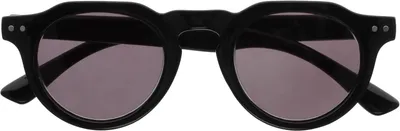 Image de Lunettes de soleil Sonnenlese, protection UV400, noires, unies, légères, pour l'été