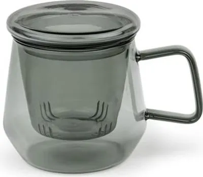Produktbild von Bredemeijer Tea for one Livorno 350ml Glas schwarz        165041