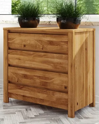 Produktbild von Kommode Tasman 21 Wildeiche massiv geölt - Abmessungen: 77 x 80 x 45 cm (H x B x T)