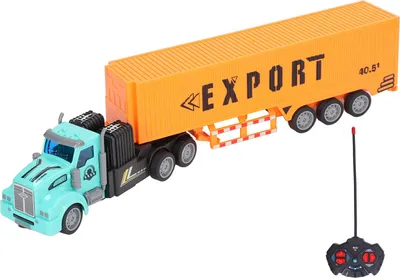 Produktbild von Ferngesteuerter Sattelschlepper im Maßstab 1:48, hochsimuliertes RC-Carrier-Transportauto für Kinder