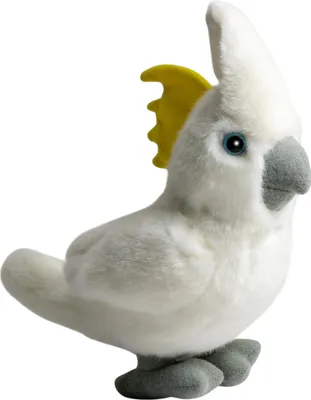 Image de Carl Dick cacatoès env. 18cm peluche, animal en peluche, doudou 3671