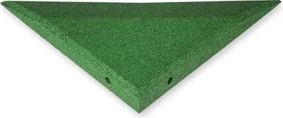 Produktbild von Grüner Gummigranulat Sandkastenwinkel Ecke 570x400x50 mm, verletzungsarm & stolperkantenfrei