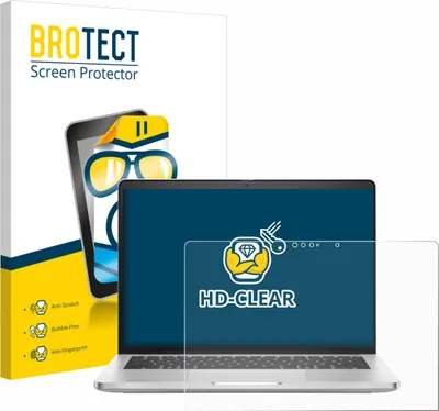 Produktbild von Für Dell Pro 14 Plus 2-in-1 PB14255 Schutzfolie BROTECT Displayschutz Display Schutz Folie Klar Transparent