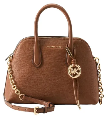 Image de Michael Kors Sac à main Cuir Freddie Moyen Dôme Cognac