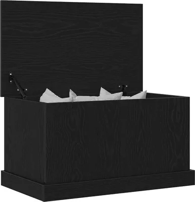 Zdjęcie produktu dla Skrzynia do przechowywania Czarny dąb 70 x 40 x 38 cm