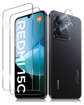 Produktbild von 2X Schutzglas für Xiaomi Redmi 15C 5G Panzerfolie Display Kamera Full Screen 9H
