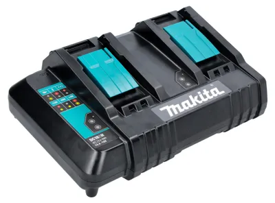 Immagine prodotto di Caricabatterie doppio Makita DC 18 SH 14,4 V - 18 V LXT 2,6 A corrente di carica ( 199687-4 )