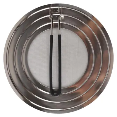 Spatzschutz aus Edelstahl, 30 cm, universal für Fettspritzer