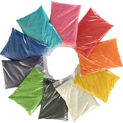 Produktbild von FARBSAND, Decosand Set 0,5mm (Mix 7) 10x1kg = 10kg