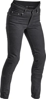 Produktbild von Halvarssons Nyberg Damen Motorrad Jeans, schwarz, 46