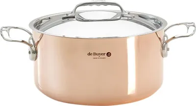 Produktbild von De Buyer Prima Matera Bratentopf Kupfer/Edels. 20 cm induktion