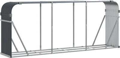 Zdjęcie produktu dla Uchwyt na drewno antracytowy 234x45x100 cm ocynkowana stal