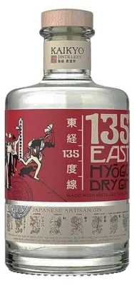 Produktbild von Kaikyo 135° East Hyogo Dry Gin 42% Vol. 0.7L