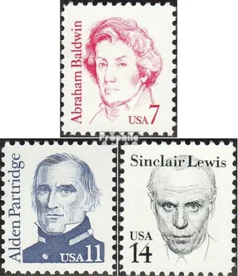 Produktbild von Briefmarken USA 1985 Mi 1721,1724,1731 (kompl.Ausg.) postfrisch Persönlichkeiten