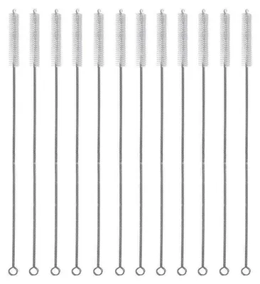 Image de Brosses de nettoyage, dimensions 150 x 12 mm, lot de 12, couleur blanche