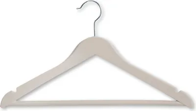 Immagine prodotto di KESPER Appendiabiti in plastica beige, 3 pezzi, antiscivolo, 45 cm