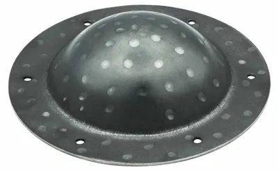 Produktbild von Stahlbuckel mit Hammerschlagoptik, 12 Gauge (2,6 mm)
