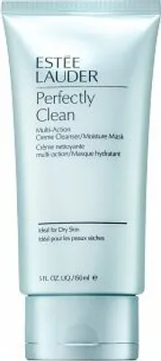 Produktbild von Estee Lauder Perfectly Clean Multi-Action Creme Cleanser/Moisture Mask Dry Skin schützende und reinigende Nährcreme für trockene Haut 150 ml
