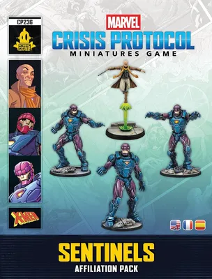 Produktbild von Asmodee Marvel: Crisis Protocol – Sentinels Affiliation Pack, Tabletop