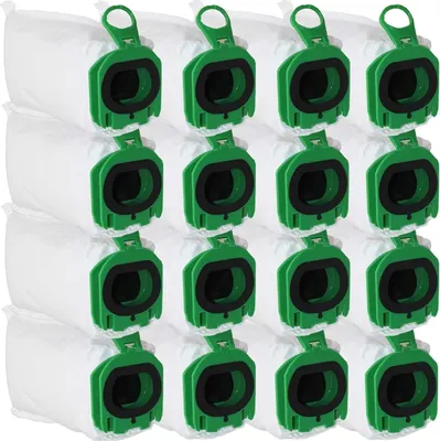 Produktbild von 16 Stück Staubsaugerbeutel für Vorwerk Kobold VB100 VB 100 FP100 FP 100, Beutel Filtertüten für Kobold VB100 Akku-Staubsauger