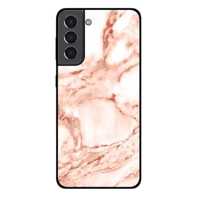 Immagine prodotto di Smartphonica Custodia per Samsung Galaxy S21 Plus effetto marmo - cover posteriore in marmo - Bianco Oro Rosa