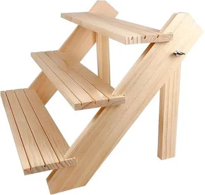 Produktbild von Famanu Schmuckdisplay Halter Rack - Holz, 3 Etagen