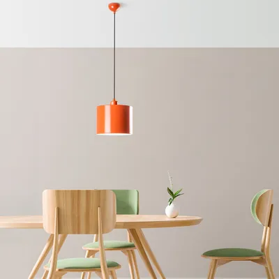 Produktbild von Opviq, Duz - Orange,Leuchter, Orange, METALLKÖRPER, 20 x 20 x 25 - 110 cm