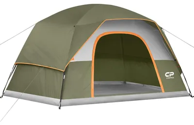 Image de Grande tente familiale pour 6 à 8 personnes, imperméable