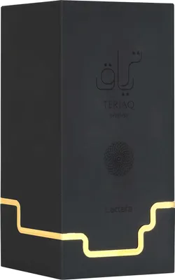 Zdjęcie produktu dla Lattafa Teriaq Intense, Unisex, 100 ml, Butelka jednorazowa, Perfumy w płynie, Bergamotka, Szafran, Bursztyn, Benzoina, Tonkowiec wonny