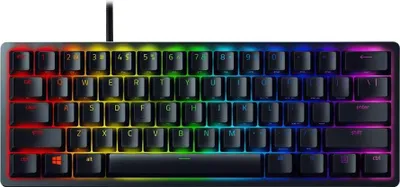 Zdjęcie produktu dla Razer Huntsman Mini, Mini, Przewodowa, USB, Optyczny przełącznik kluczykowy, QWERTY, Biały