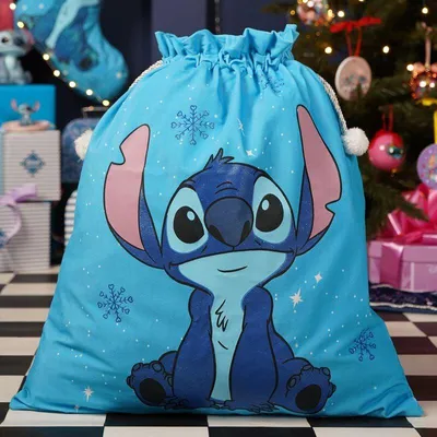 Produktbild von Lilo & Stitch Stofftasche  Weihnachtssack - Stitch multicolor Standard