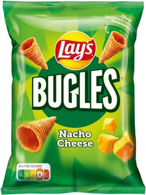 Produktbild von Lays Bugles Nacho Cheese (75g Beutel)