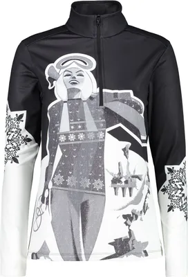 Zdjęcie produktu dla Cmp Woman Sweat 37Zh Nero-Bianco 36