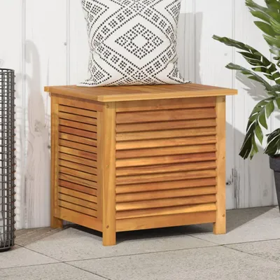 Obrázek produktu pro Zahradní úložný box s lamelami masivní akácie 60 x 50 x 56 cm