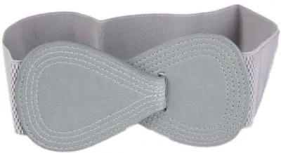 Elastisches Taillenband - Breiter Stretchgürtel - Retro Schleifengürtel - Geeignet für Taillenumfang 66-85 cm - Kunstleder