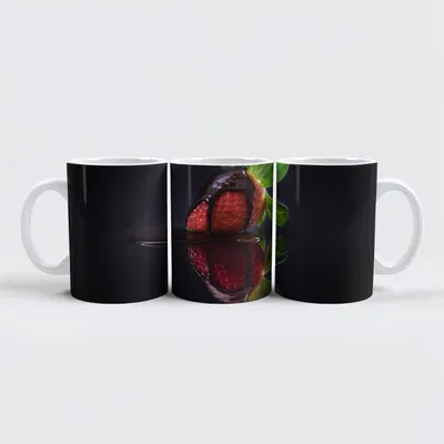 Produktbild von raxxa Premium-Tasse "Erdbeere mit Schokolade"