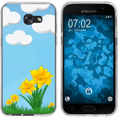 Produktbild von PhoneNatic Case kompatibel mit Samsung Galaxy A7 (2017) Silikon-Hülle Ostern M4