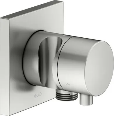 Produktbild von KEUCO IXMO Umstellventil UP 3 Verbraucher, Schlauchanschluss, Comfort Griff und Brausehalter, ohne Absperrung, Rosette eckig, 59548061202