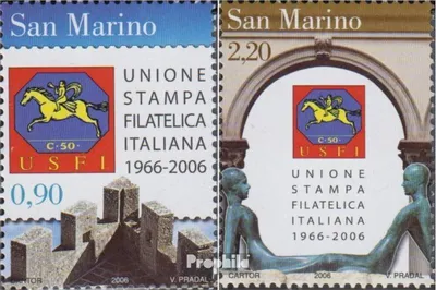 Produktbild von Briefmarken San Marino 2006 Mi 2270-2271 (kompl.Ausg.) postfrisch 40Jahre USFI