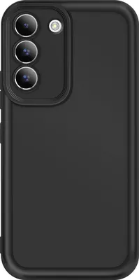Obrázok produktu pre Avizar, kryt pre Samsung S22, silikónový, so zosilnenými okrajmi, čierny