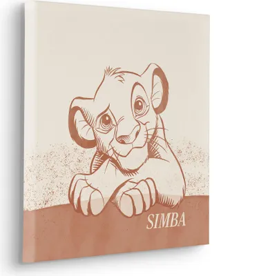 Produktbild von Komar Keilrahmenbild - Disney The Lion King ItŽs Simba - Größe: 40 x 40 cm