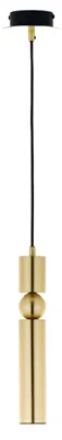 Immagine prodotto di Lampada a sospensione ALAS oro-nera 1xGU10x10W in metallo, dimensioni: 120x12x12 cm, IP20 Jupiter