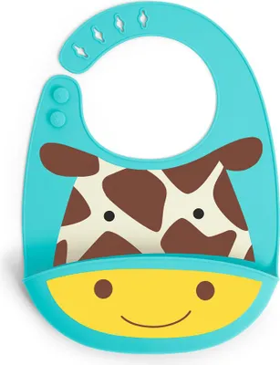 Immagine prodotto di SKIP HOP Bavaglino in silicone Giraffa 6m+