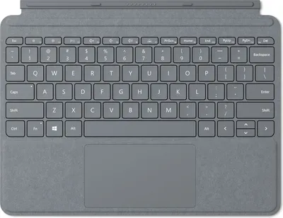 Produktbild von Microsoft Surface Go Signature Type Cover Alcantara grau QWERTZ