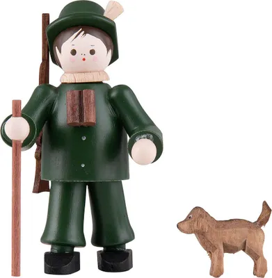 Immagine prodotto di Miniatura forestale con cane colorato Altezza circa 6 cm NUOVO
