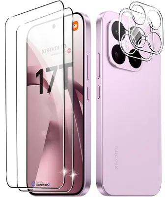 Produktbild von 2X Schutzglas für Xiaomi 17T Display Kamera Schutz Hartglas Cover Full Screen 9H