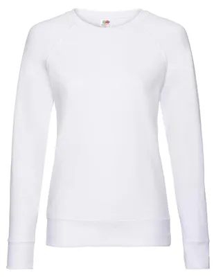 Immagine prodotto di Fruit of the Loom - Maglione da donna con maniche raglan FK1925 (S) (Bianco)