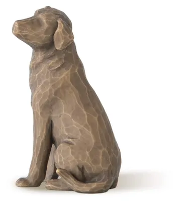 Produktbild von Willow Tree Love My Dog Dark Figurine